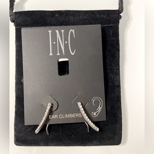 INC Ear Climber in Silver